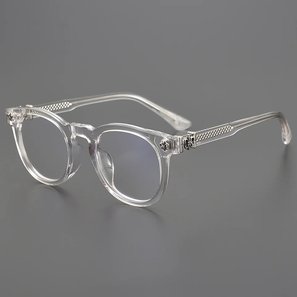 

2025 New Classic Men's Myopia Glasses Frame Designer Round Personalized Women's Fashion Retro Optical Prescription Glasses UV400
