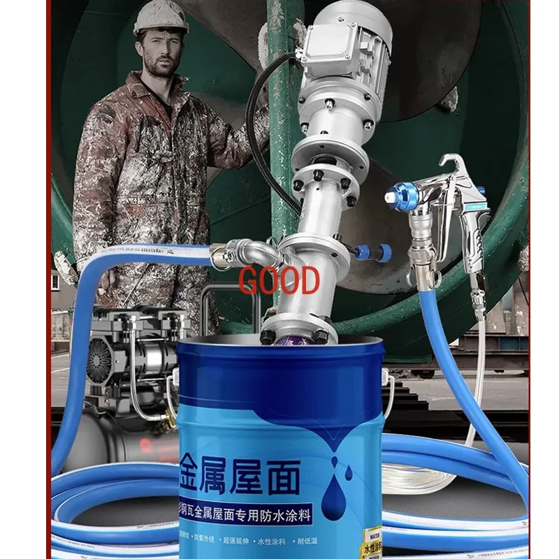 2.8KW Brushless Motor Multifunctional Portable Real Stone Spraying Machine Putty Coating Device High Pressure Wall Paint Sprayer