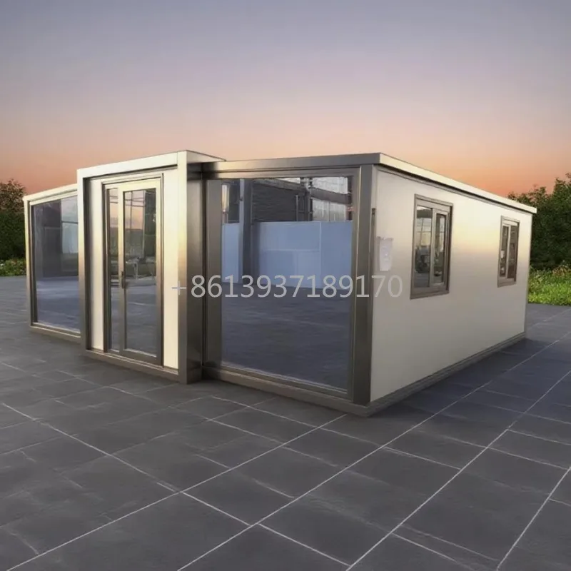 Prefab Tiny Home for Sale with 2 Bedrooms 1 Full Bathroom and A Fully Equipped Kitchen This Expandable Container House