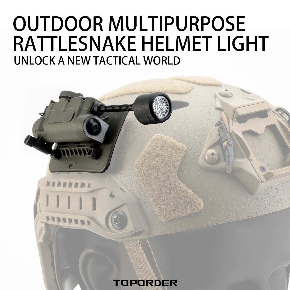 Tactical Sidewinder Helmet Lamp Strobe Light Red/Green/Blue/White/IR Head IFF Light Hunting Fishing Auxiliary LED Flashlight