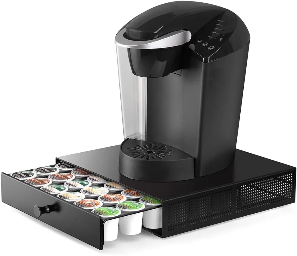 

K Cup Organization Storage Drawer Maker K Cup Holder Coffee Pod Organizer Stand Tray Counter Rack Countertop Maker Stand