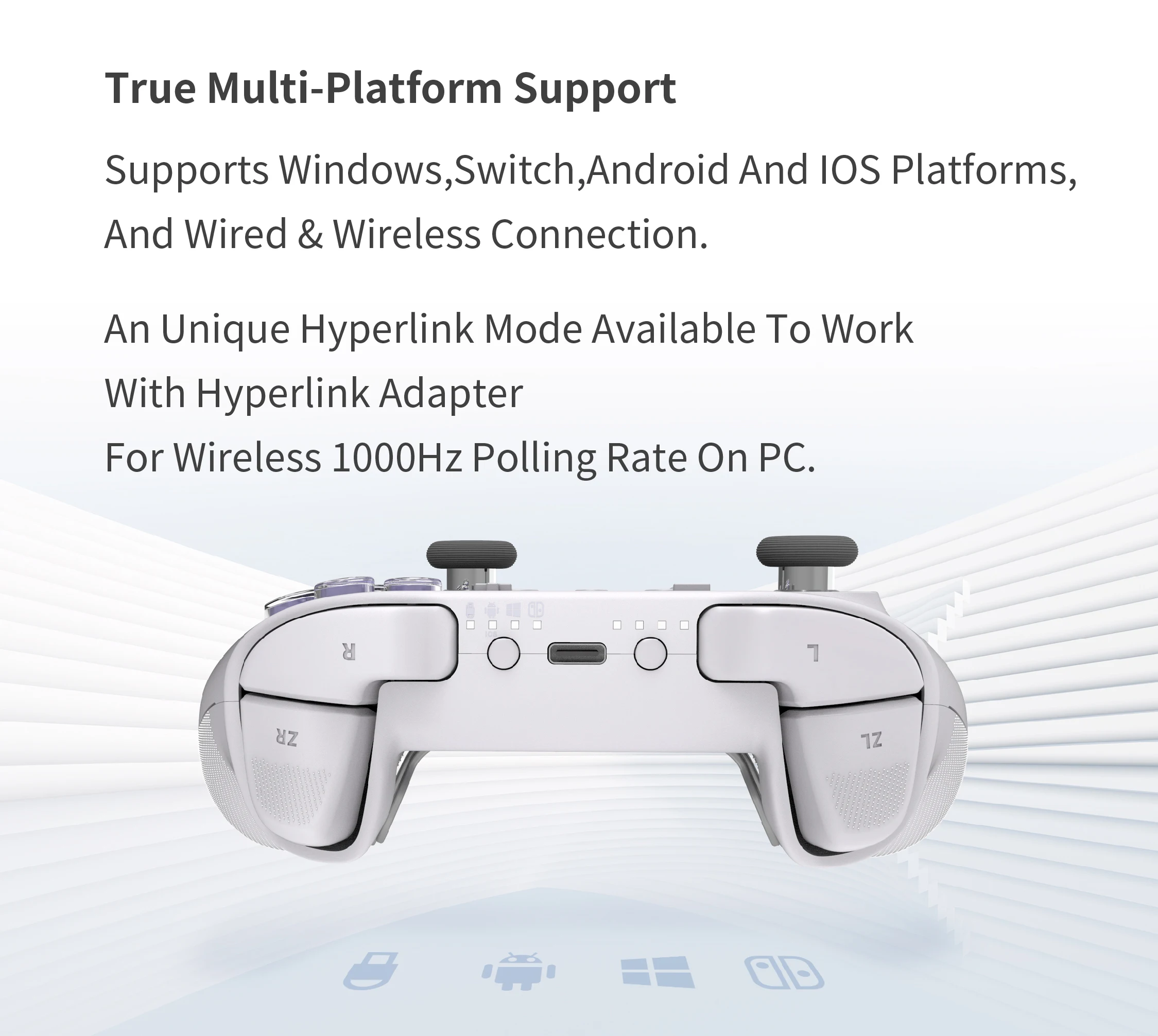 GuliKit KK3 MAX Controller NS39 KingKong 3 Gamepad with Hall Effect Joysticks & Triggers for Windows Nintendo Switch Android iOS