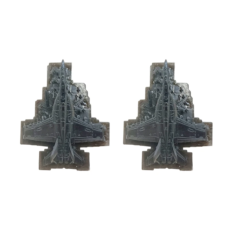 

2PCS 1/350 Scale F-18E Super Hornet Shipborne Fighter Jet Model High-Precision Resin Printing Miniature Combat Aircraft DIY Part