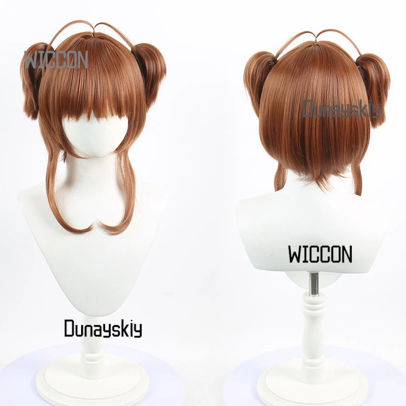 أزياء ساكورا كينوموتو التأثيرية ديزي فير. أنيمي فستان المدرسة شعر مستعار الملحقات كون/هالوين السحرية فتاة نمط Cardcapt0r