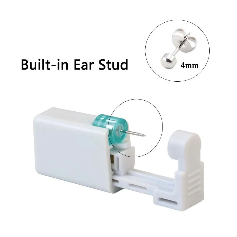 10pcs Asepsis Disposable Ear Piercing Gun-Safty Self Ear Piercing Kit for Home Use image 4