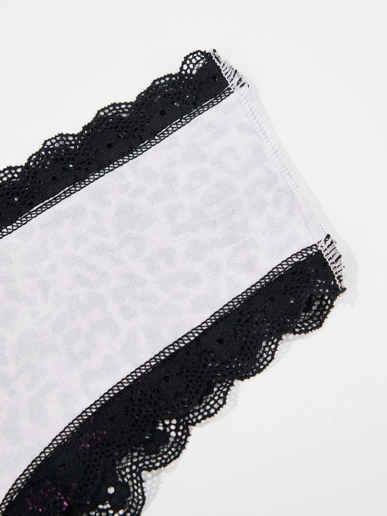 Calzoncillos triangulares de mujer de talla grande con encaje en forma de corazón y estampado de leopardo sexy de 8 piezas