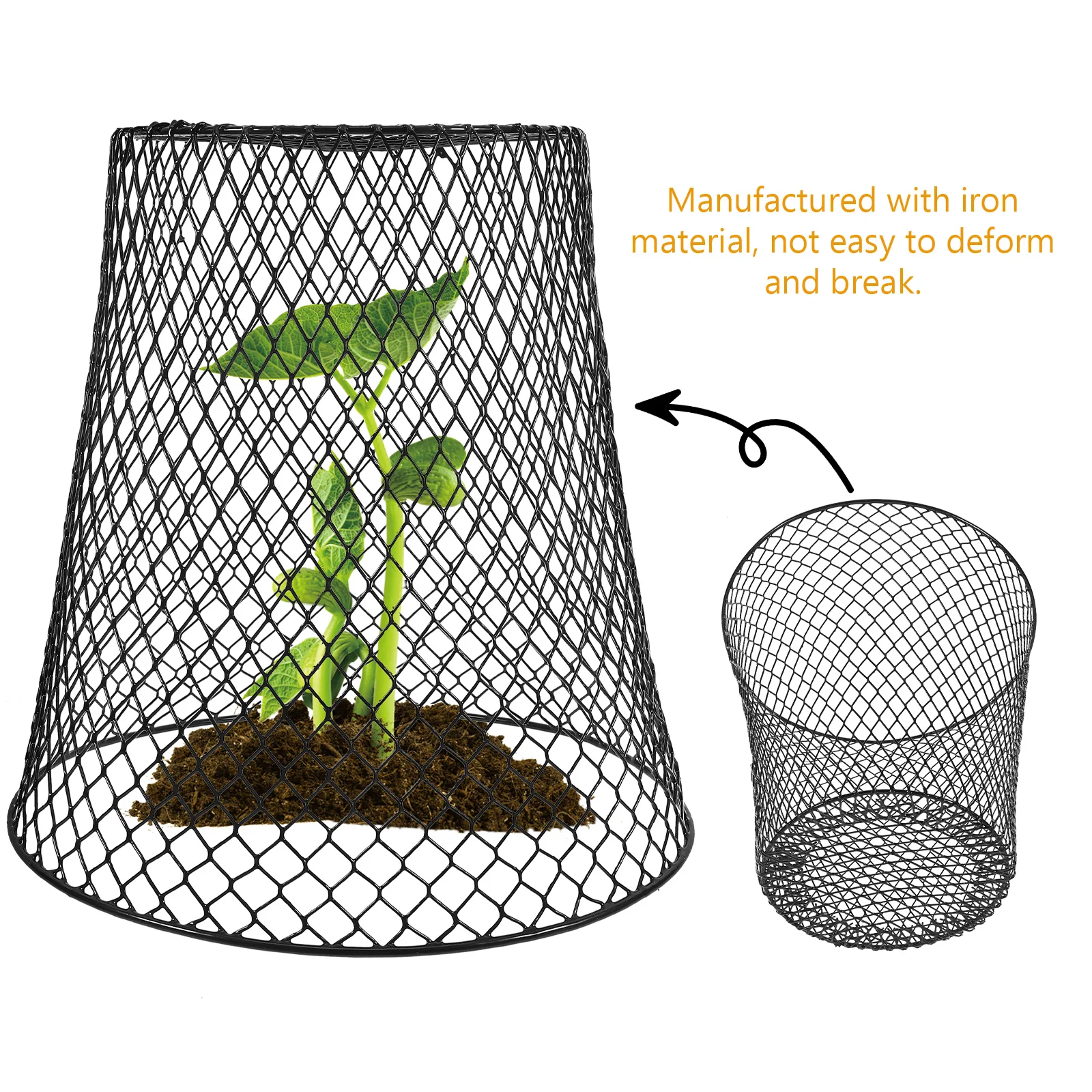 

5 Pcs Plant Protection Cage for Small Plants Flowers Sturdy Mesh Designed Gardening Accessory Yard