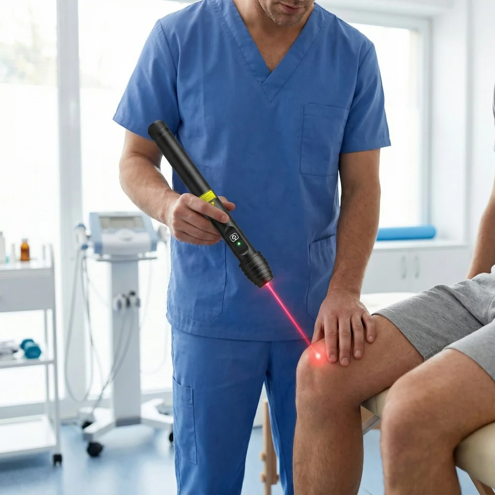 

200mW Needle Free Laser Acupuncture Pen for Needle Phobia No Pain No Bleeding Safe Home Use Acupoint Stimulation Device