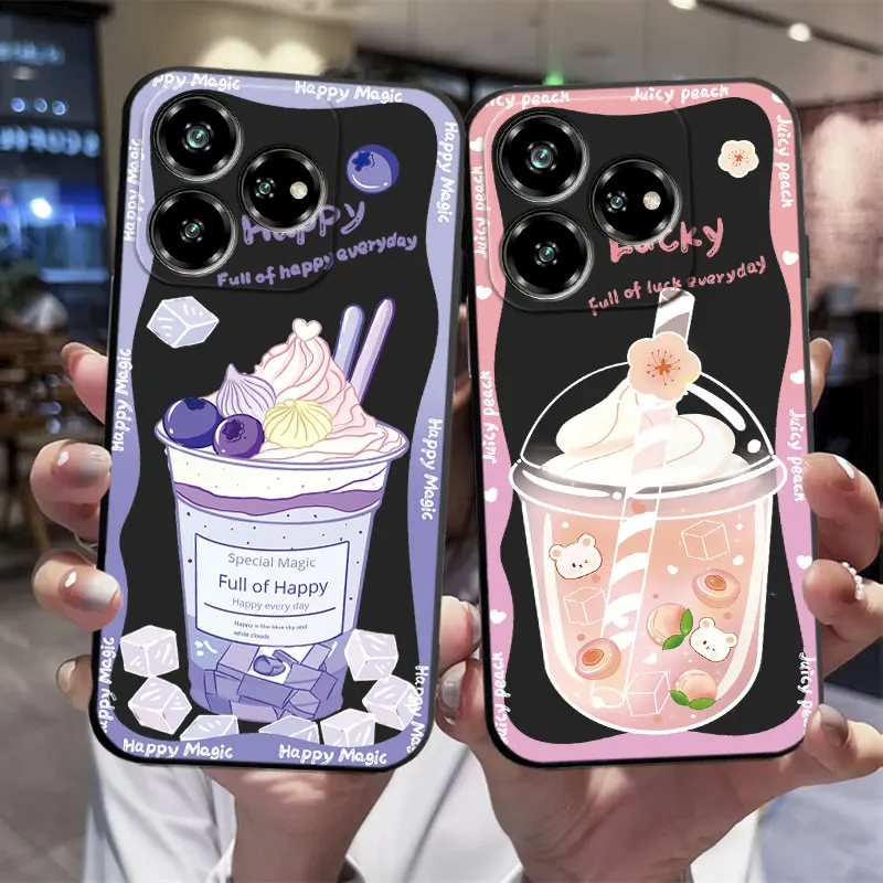 Luxury For ZTE V60 Design Vita Case Shockproof Silicone Soft TPU Phone Case For ZTE Blade V60 4G Back Cover Cute Cartoon Fundas