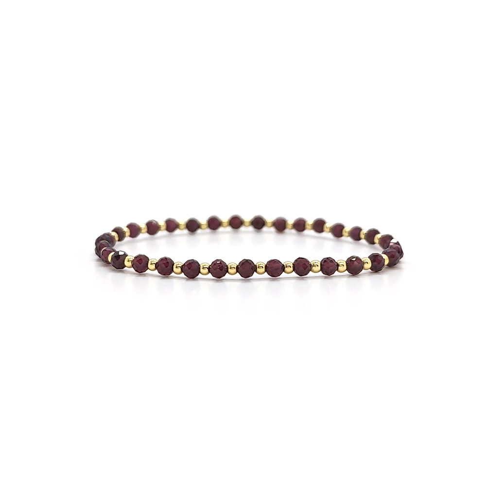Vlen Boho-Perlenarmband für Damen, bunte Stretch-Armbänder aus Naturstein, trendige Mode, zierlicher Schmuck, Sommer, Strandurlaub – Detail 15