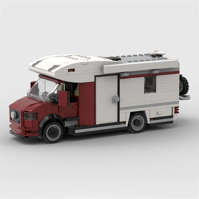 Geschwindigkeit Hypercar Modell MOC Bausteine Urlaub Camping RV Modulare Technologie Geschenke Urlaub Montieren Kinder Spielzeug Anzug