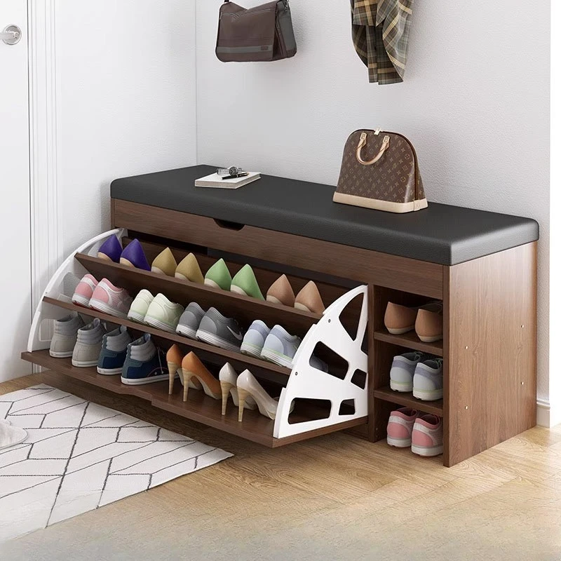 

Tipping bucket, changing shoes, entering the door, low stool, simple and integrated home door, sitting soft bag
