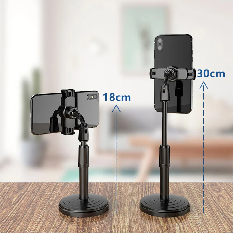 Desktop Tripod For Phone Smartphone Iphone With Phone Holder Stand Bracket Tripe For Mobile Telefoon Statief Stand Table image 4