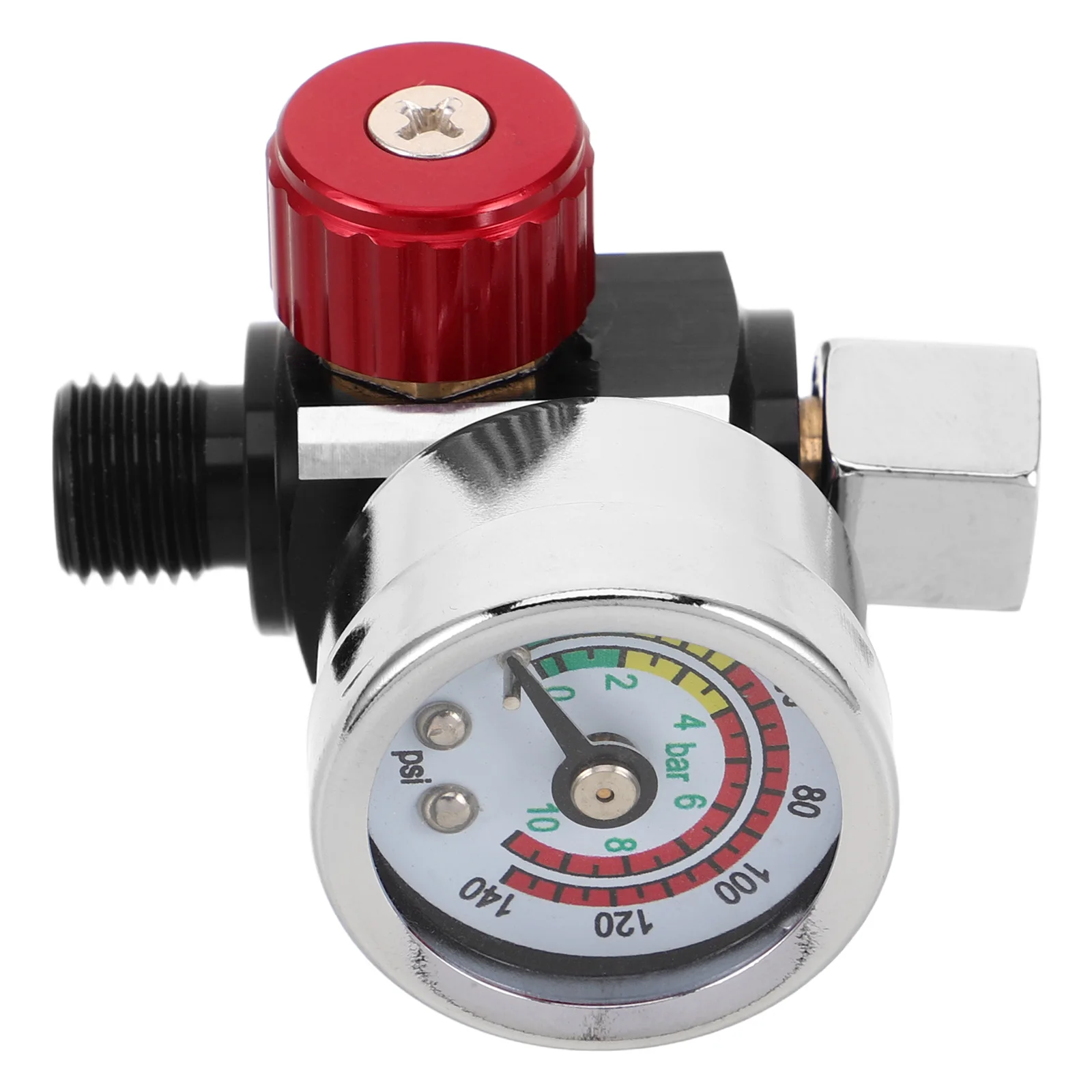 Paint Pressure Regulating Valve Air Compressor Tire Inflation Gauge Precision Control Sprayer Pressure Regulator Durable Metal