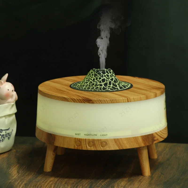 Creative Crack Colorful Atmosphere Light Aromatherapy Machine USB Desktop Atomization Air Humidification Aromatherapy Machine