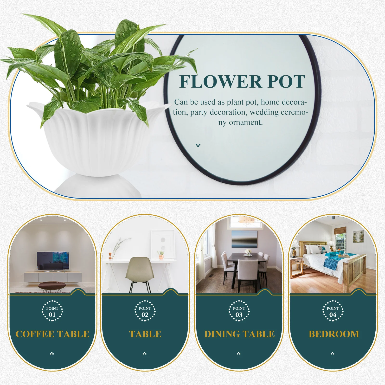 2 pçs vasos de flores de plástico decorativo retro vaso de plantas para casa decoração de casamento estilo romano plantador vaso de flores do vintage jardim