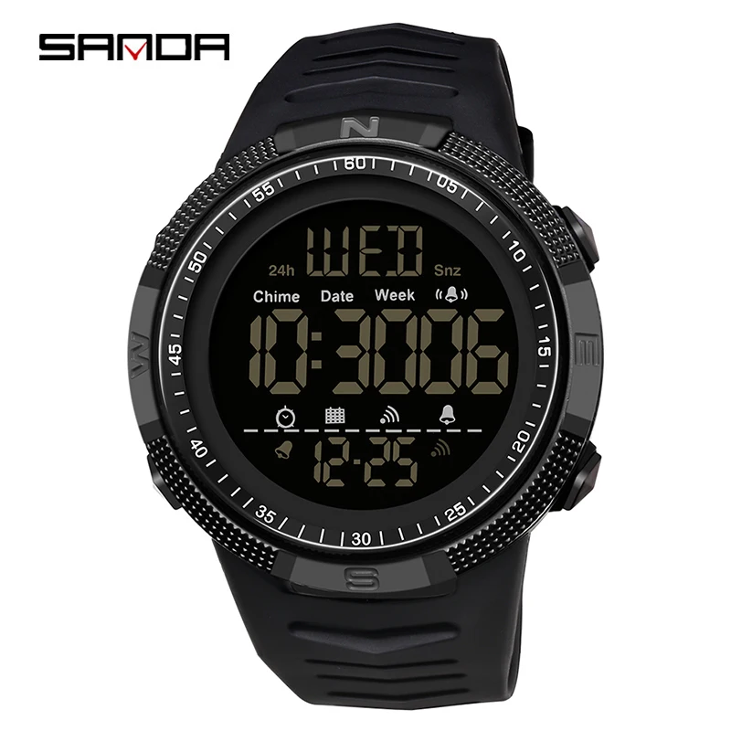 Digital Watch Men 50M Waterproof Sport Watches Army Military Led Light Stopwatch Clock Electronic Reloj Hombre