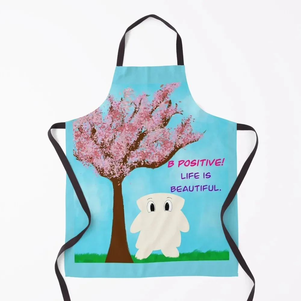 

B Positive Hank Apron Costume Waiter Beauty Women's Kitchen Apron