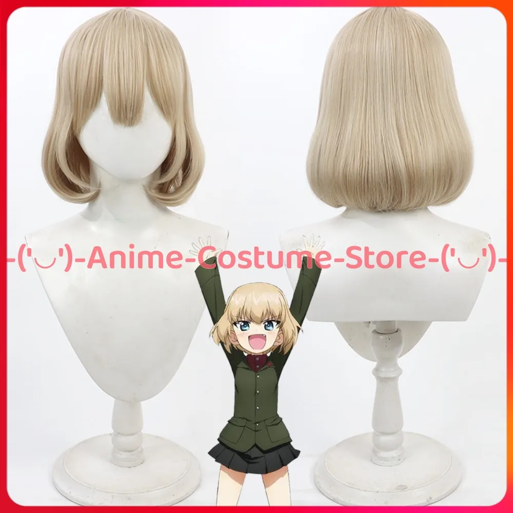 

Girls und Panzer Katyusha Cosplay Wig Anime Game Character Halloween Carnival Party Costume Wigs Heat Resistant Synthetic Hair