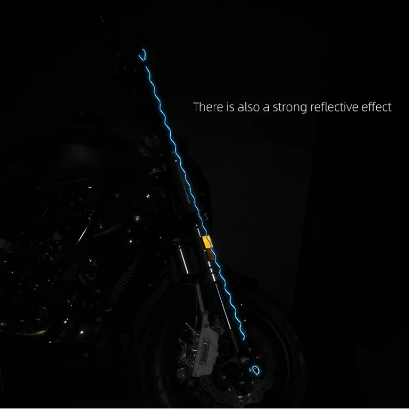 オートバイロック車リマインダーロープスズキ GSX250R 反射警告ロープユニバーサルヘルメット盗難防止ロープに適しています