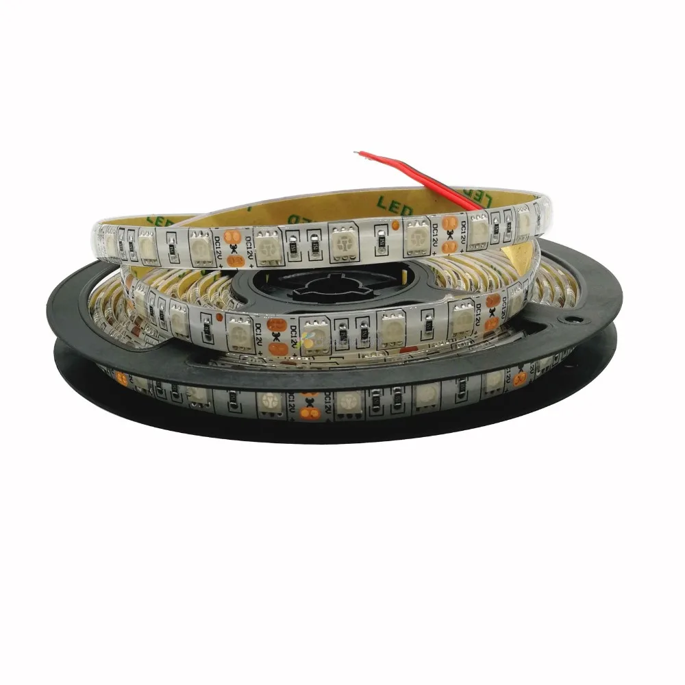

5050 UV LED Strip Light 395nm - 405nm Ultraviolet Flexible SMD LED Tape IP20 IP65 Black White PCB for DJ Fluorescence