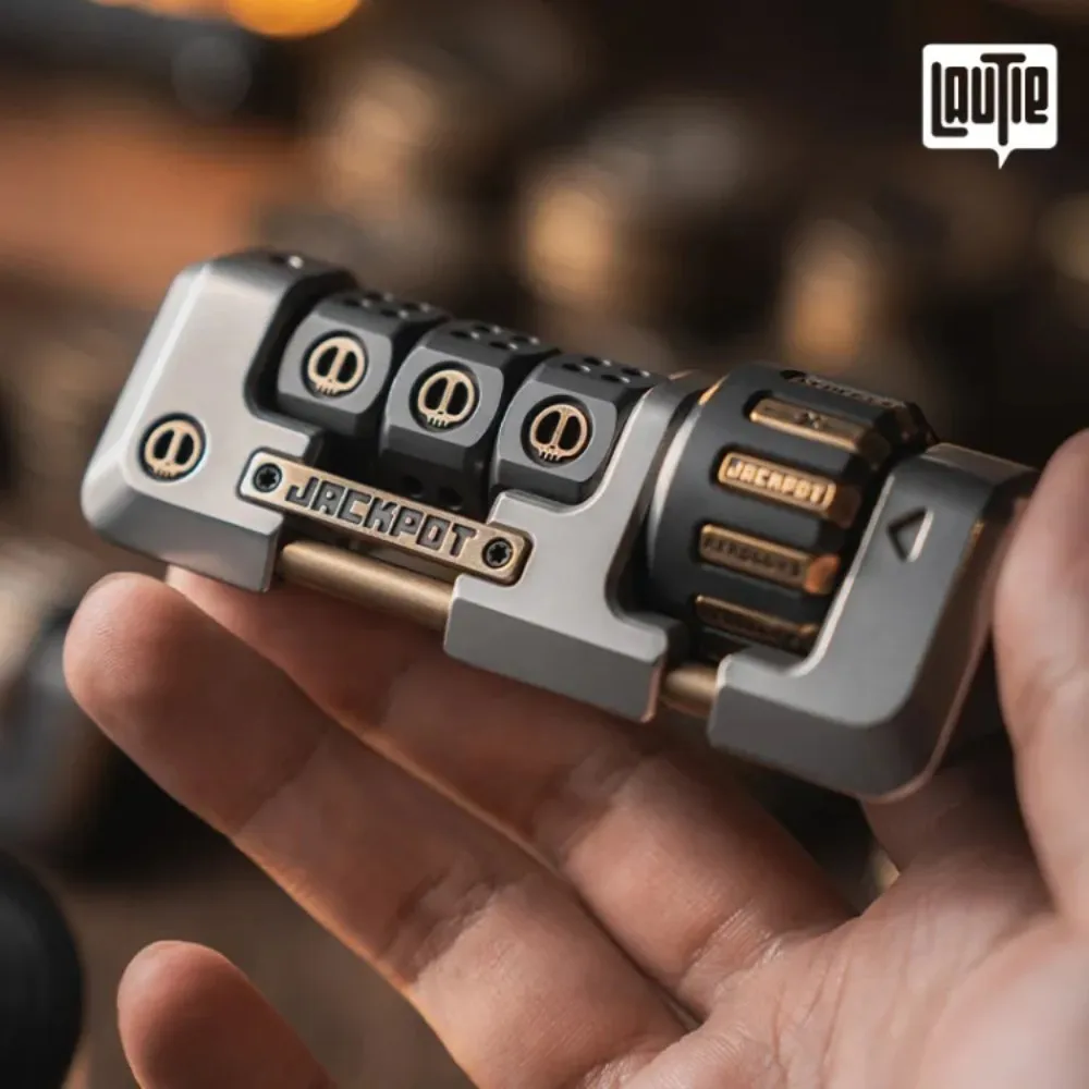 LAUTIE Jackpot 2.0 Schreibset 2099-Serie Zirkonium Messing Fidget Spinner Erwachsene Büro Schreibtischzubehör Originaldesign