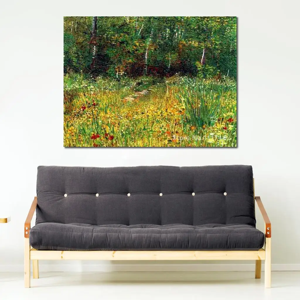 

Hand Painted Art on Canvas Park at Asnieres in Spring Vincent Van Gogh Painting for Sale High Quality