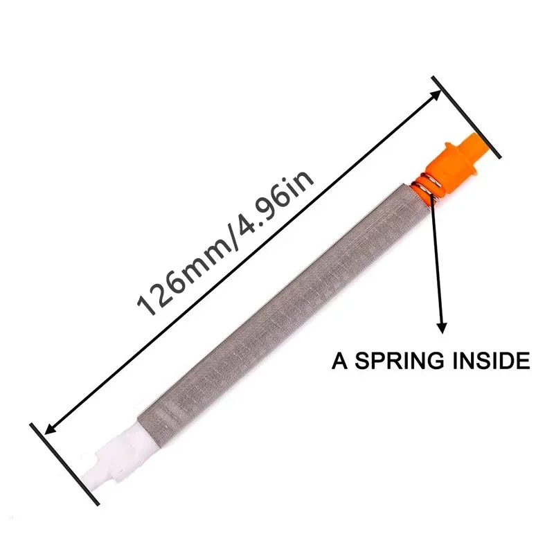 5 قطعة 50/100 شبكة بندقية رذاذ بدون هواء تصفية استبدال الملحقات لأداة إصلاح بندقية رذاذ Graco