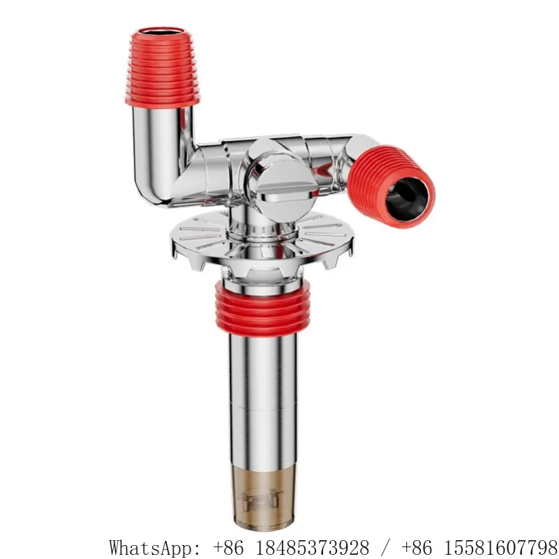 Washing machine launching tee balcony dryer wash basin drainage pipe four-way deodorant and anti-overflow special connector