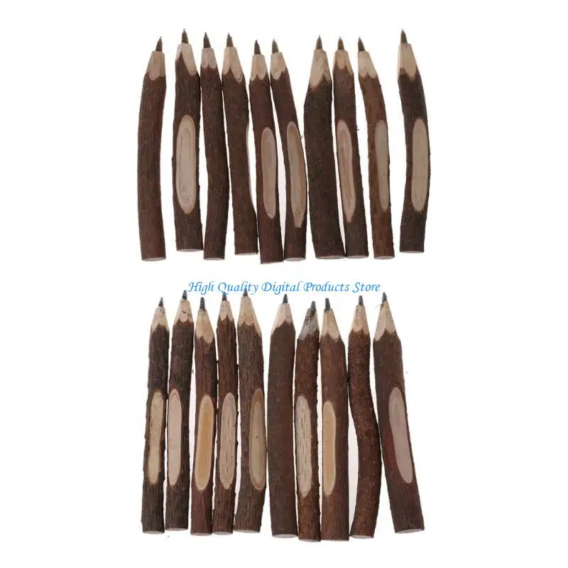 U2JE Tree Branch Pencil Pen Wooden Environmentally Friendly for Writing Draw