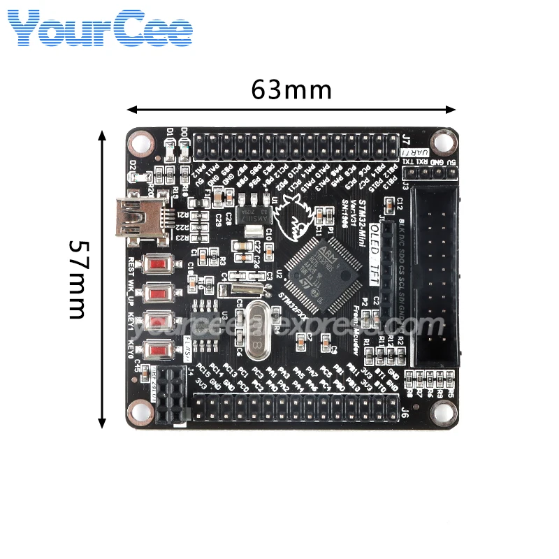 STM32F405RGT6 Core Development Board Module STM32F405 STM32 F405RGT6 Chip MCU System Learning Microcontroller Standard Version