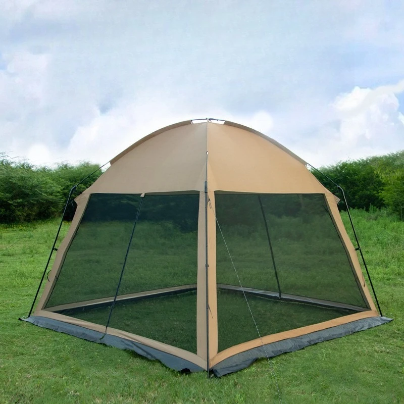 Outdoor large tent canopy shade mesh pergola portable anti-mosquito pergola tent sand