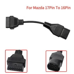 Nowość dla Toyota/Audi/GM/Mazda/Nissan/BENZ 38/22/14/12/17Pin do OBD2 16Pin Adapter złącza OBDII kobiece naprawy samochodów linia kablowa