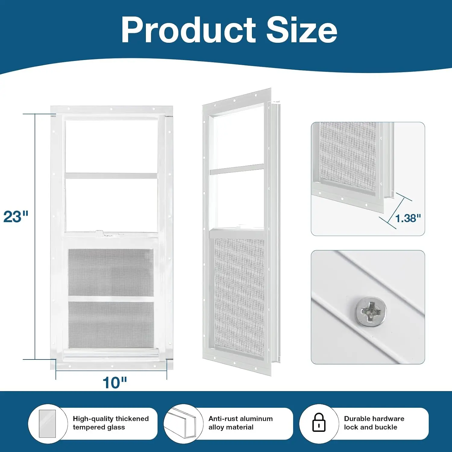 Shed Windows 2 Pack, 10