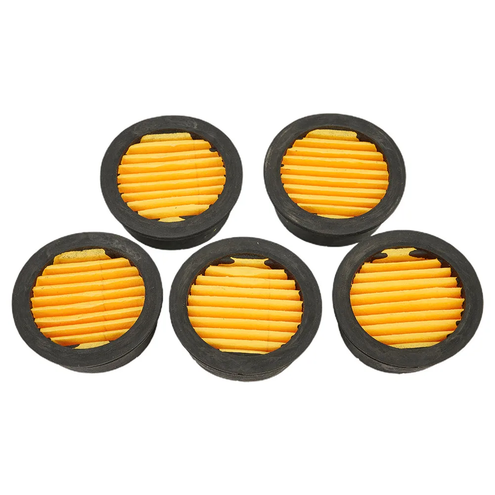 Vacuum Filter Element Filter Plastic Muffler Parts Pump Repair Replacement 5Pcs Air Compressor