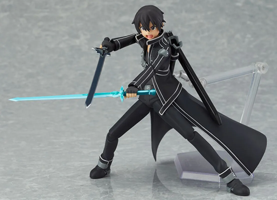 Sword Art Online Kirito Kazuto Figma 174 Asuna Figma 178 PVC Action Figure Collectible Model Toy