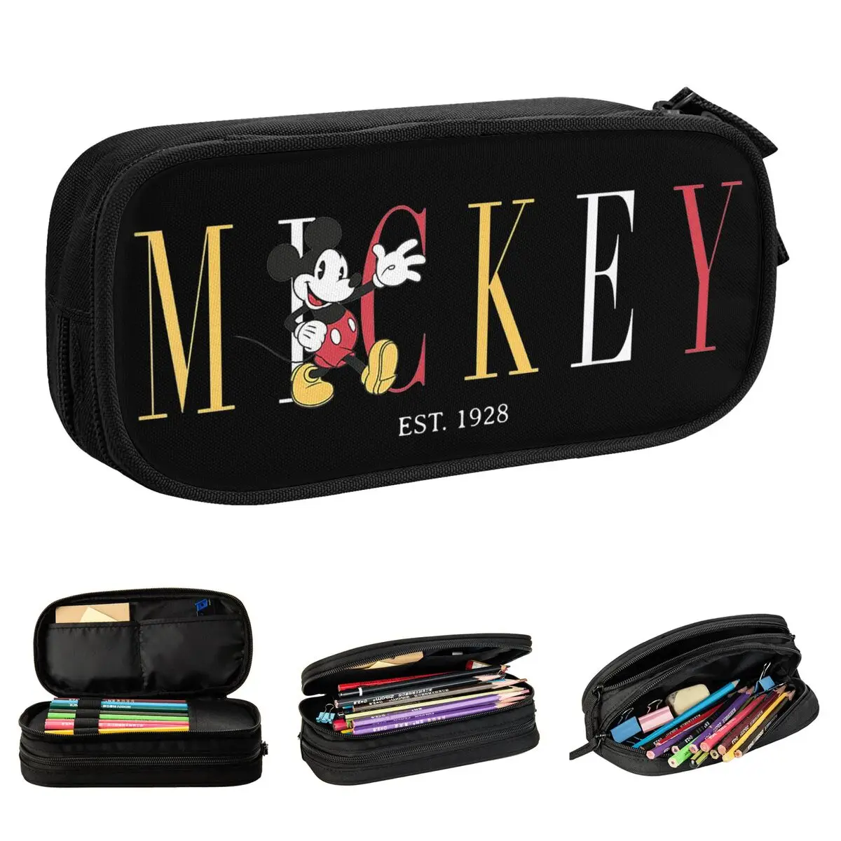 Astucci per matite Mickey Friends portapenne per topolino portapenne per bambini borsa di grande capacità materiale scolastico cancelleria cosmetica