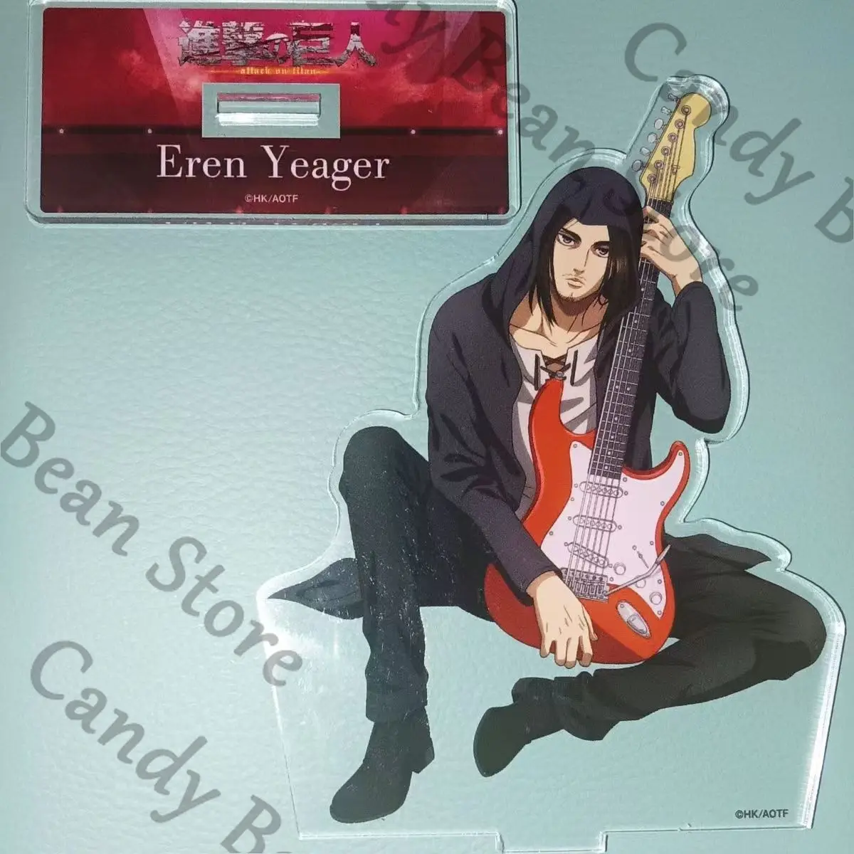 進撃の巨人-エレン・イェーガー-本物のアニメコスプレ-アクリルフィギュアスタンド-漫画スタンディングサイン-標識板-装飾-クリスマスギフト