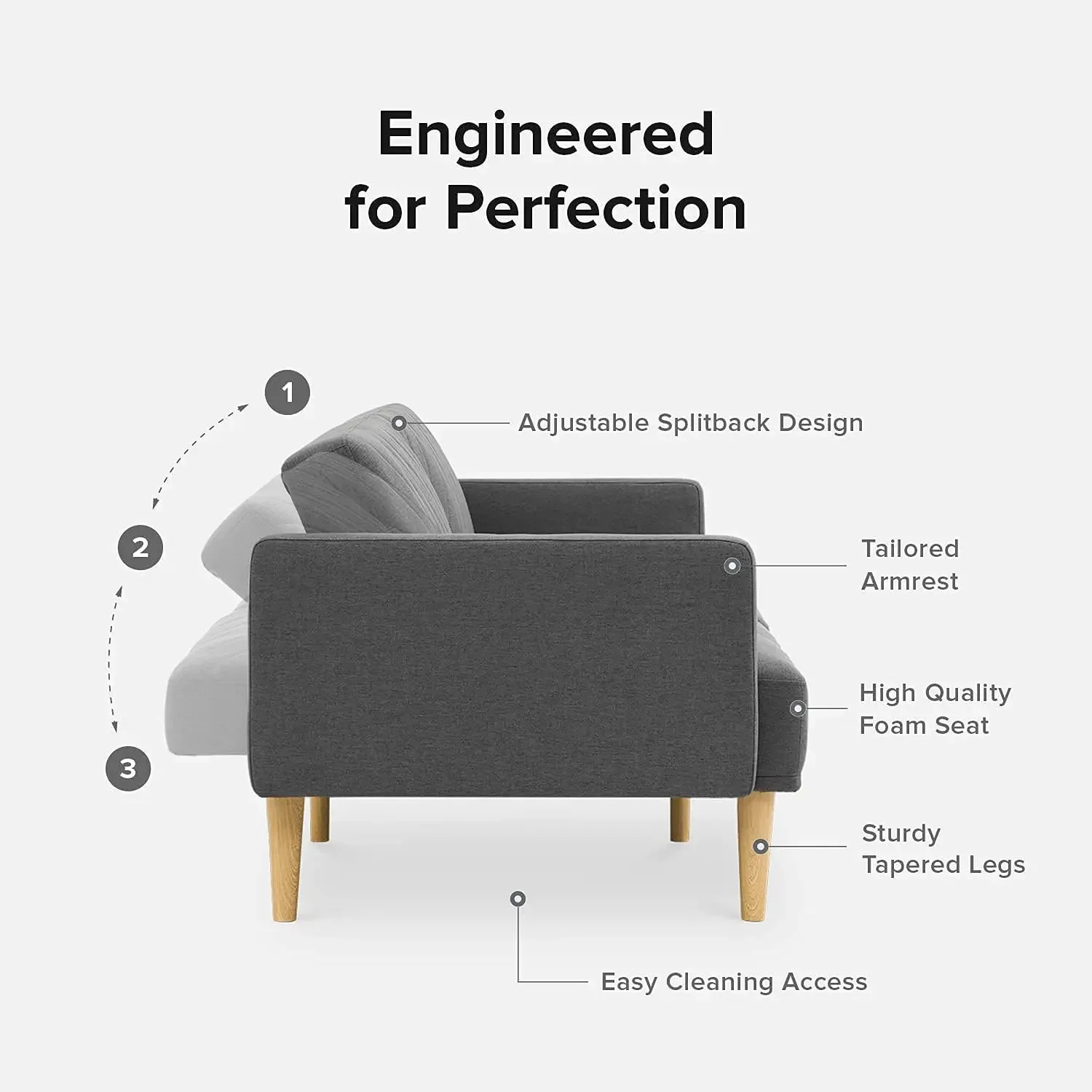 Tempat tidur Sofa, Sofa, Sofa kecil, Sofa tidur, kursi empuk, Sofa Futon Modern abad pertengahan, Cama Sofa, Sofa untuk ruang tamu