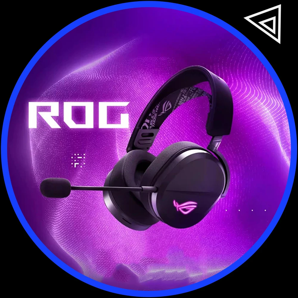 

Беспроводные наушники ROG PELTA, три режима, 50-мм титановая диафрагма, низкая задержка, игровые наушники, легкий вес, длительное время автономной работы, для геймеров