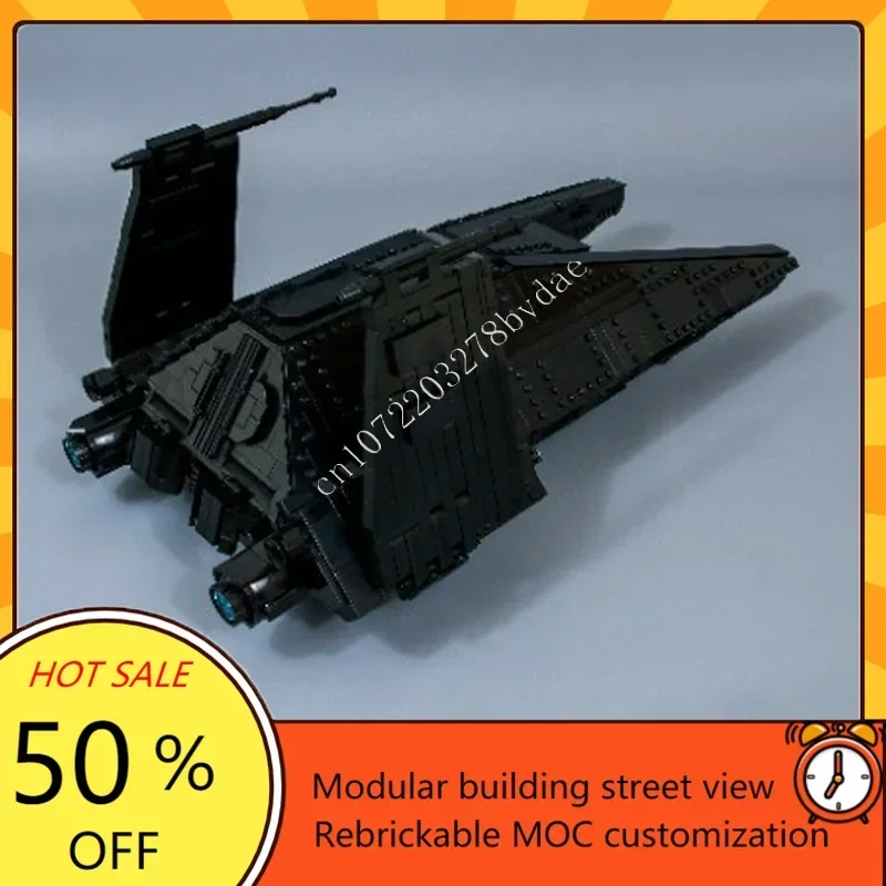 2152CS Inquisitor Transport Scythe Space War Military MOC SpaceShip Battle Custom Puzzle DIY Education Assembly Model Adult Gift