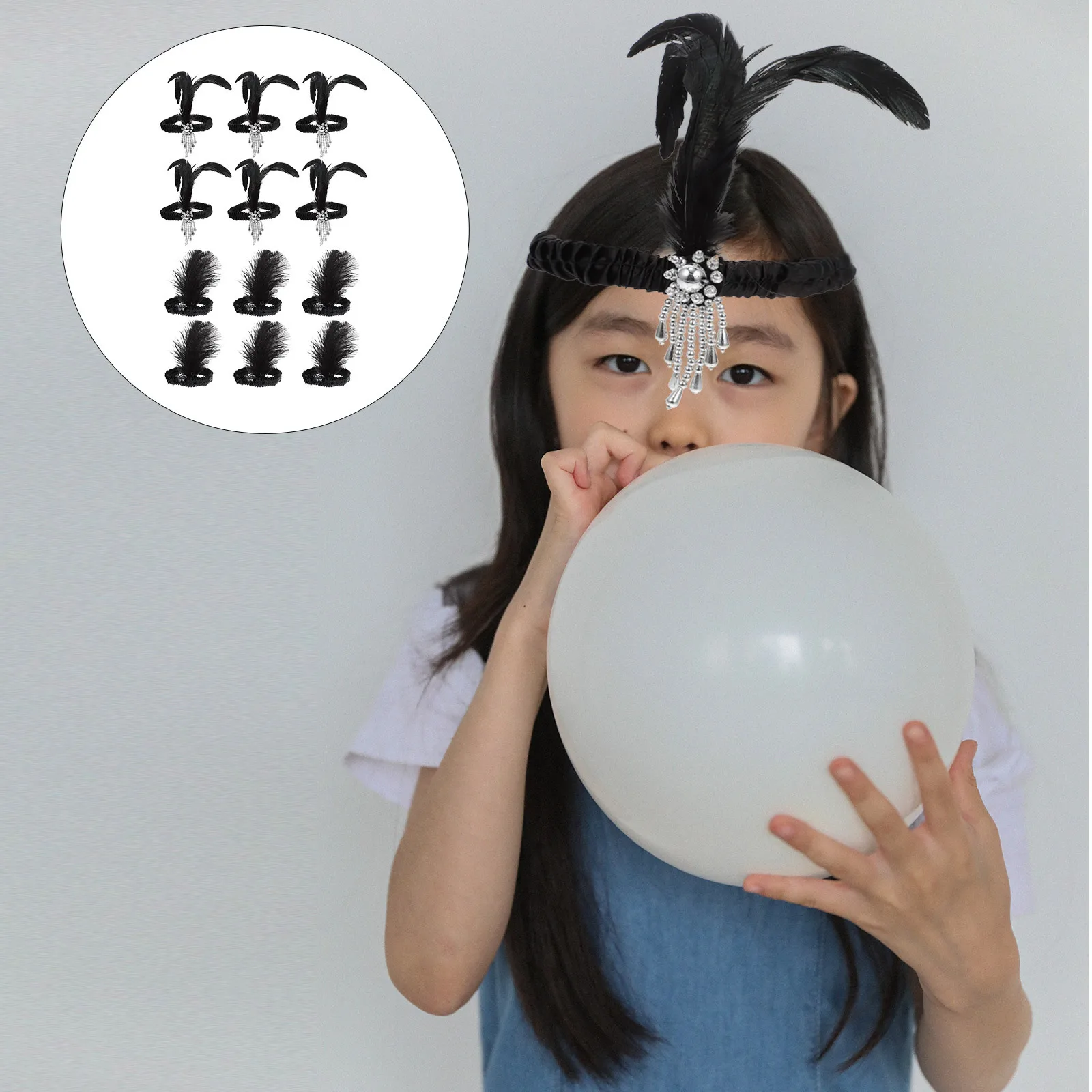 

12 шт. блестящих ободков для волос для карнавала, декоративные головные уборы для танцевальных мероприятий, блестящие праздничные украшения для головы