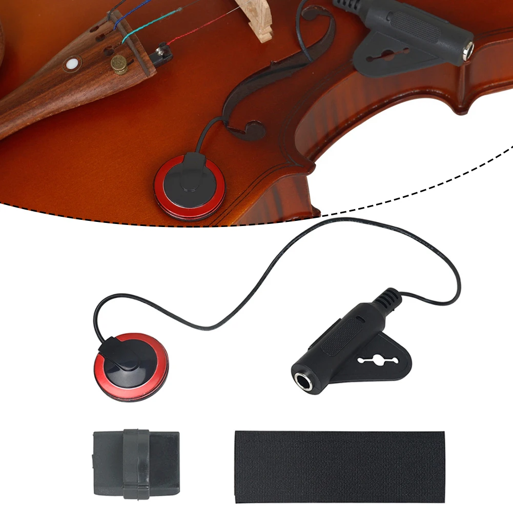 

Professional Acoustic Guitar Pickup Mic Piezo Contact Microphone Board Perfect for Folk For Classical Guitar and More