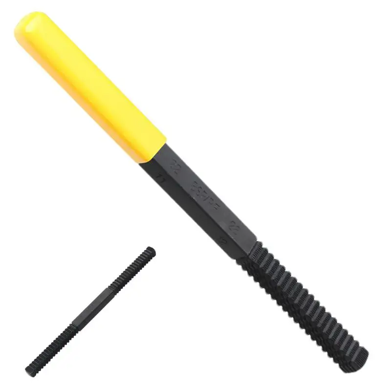 

Metric Thread File Carbon Steel Sturdy Rustproof Thread Repair File Multifunctional High Hardness Thread Repair Tool Restorer