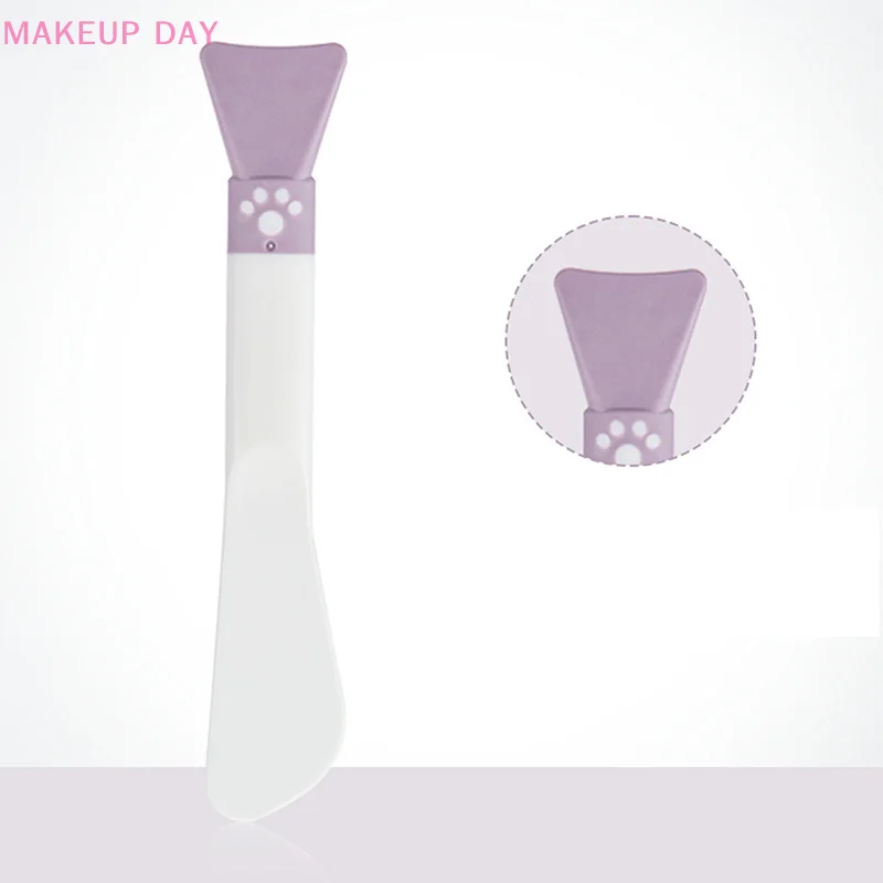 Cute Claw Silicone Facial Mask Brush Double End Scraper Facial Mask Brush Smear Mud Mask Special Facial Beauty Tools