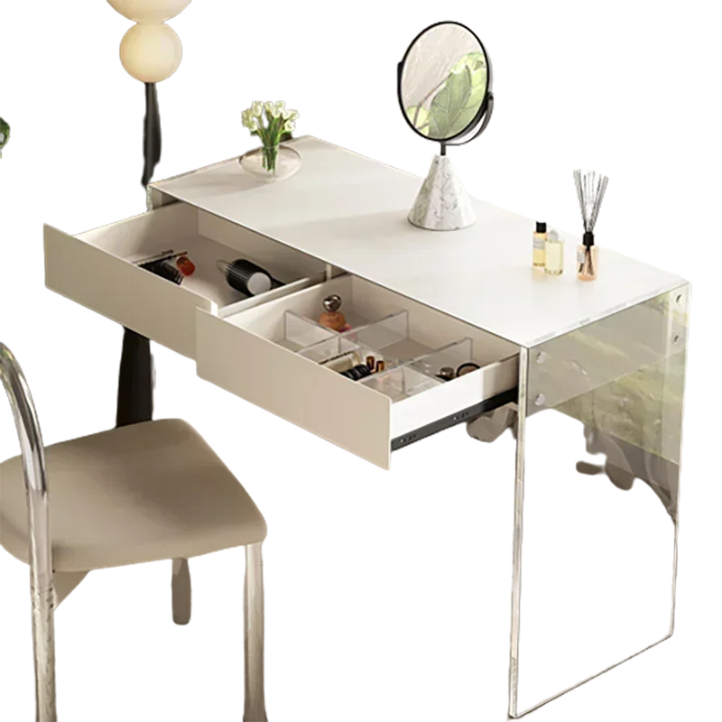 European Style Vanity Table Luxury Bedroom Girls Storage Vanity Table Organizers Makeup Penteadeira Camarim Home Furniture