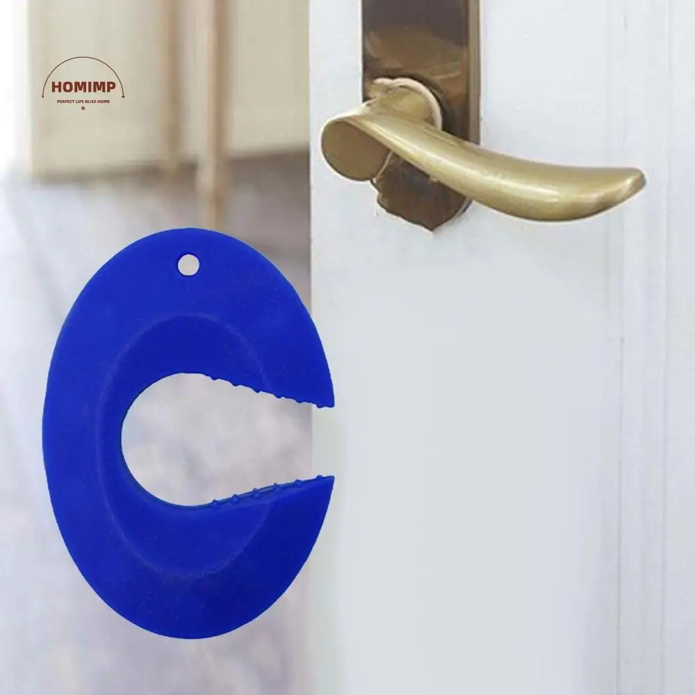 

C-shaped Design Child Safety Door Stopper Anti-slip Strips Silicone Door Block Set Convenient Easy Installation