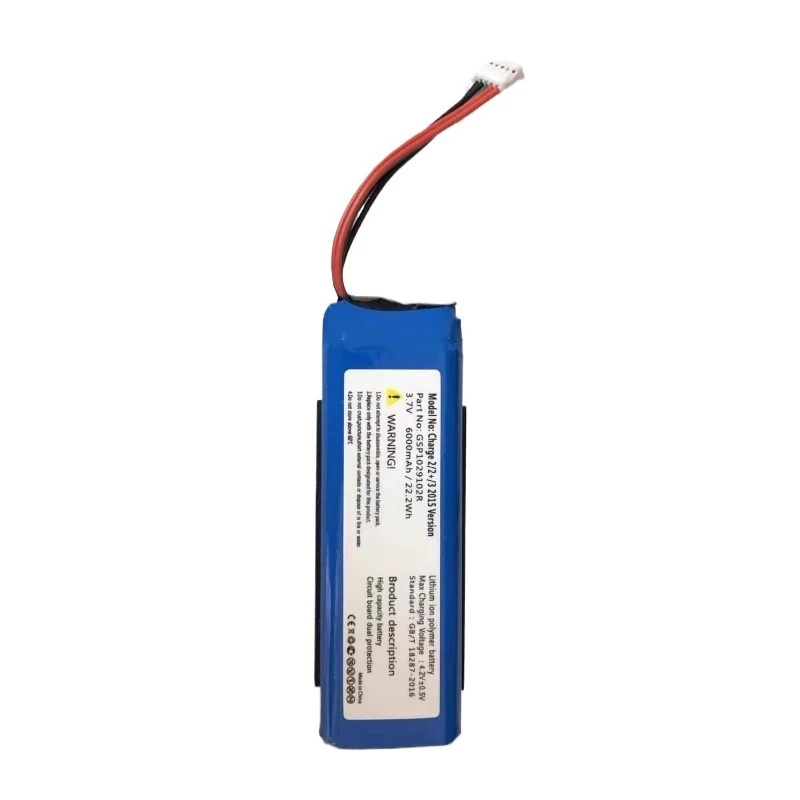 Alta qualidade nova bateria de alto-falante de substituição gsp1029102r 3.7v 6000mah para jbl charge2 +/3 bateria de alto-falante bluetooth
