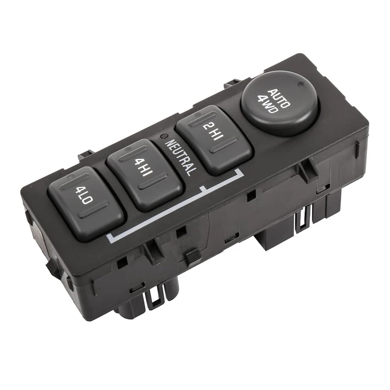 4x4 Transfer Case Switch 4WD Wheel Switch Button 19168767 15709327 for Chevrolet Avalanche Silverado Tahoe GMC Sierra Yukon