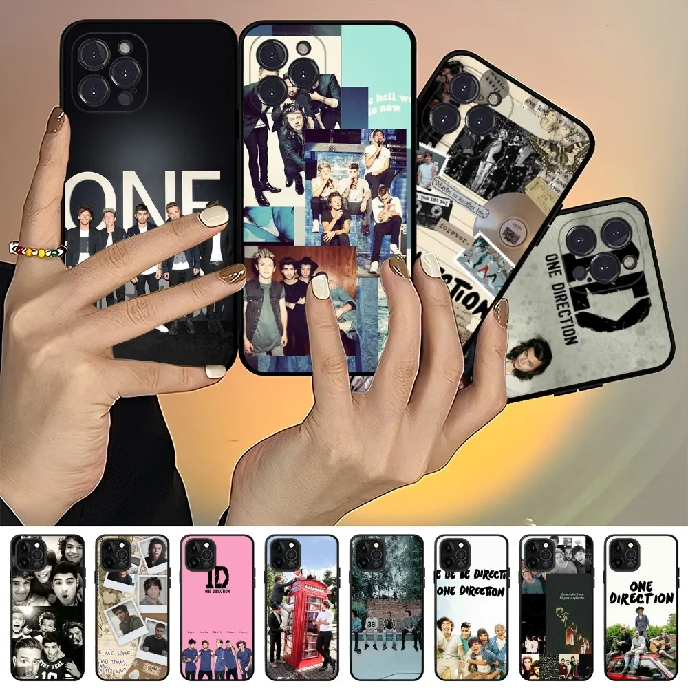 O-one Direction-funda de teléfono para IPhone, carcasa de silicona suave para IPhone 15 14 13 12 Mini 11 Pro XS Max X XR SE 6 7 8 Plus